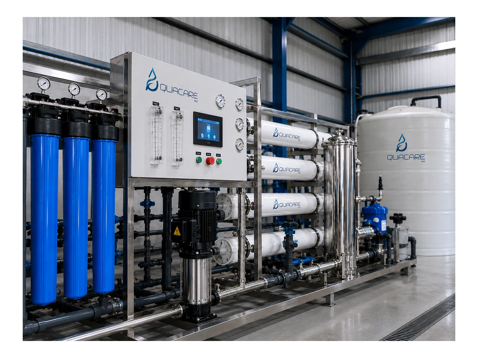 Sistema de ósmosis inversa Aquacare Ingeniería
